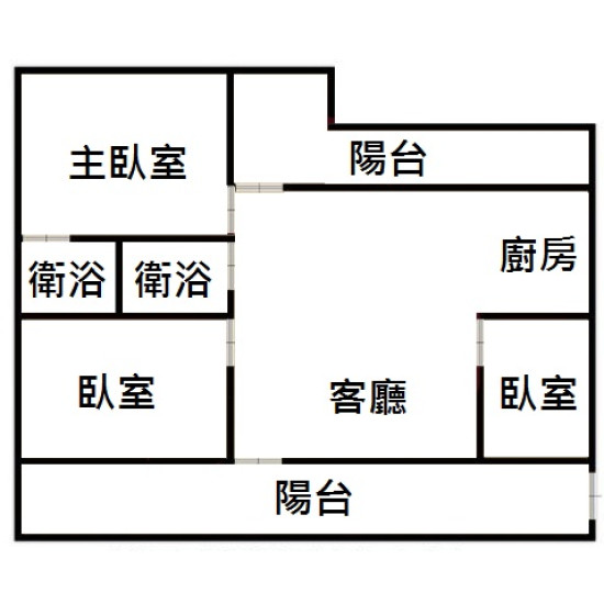 高雄科工館陽台進出翻新健身公寓