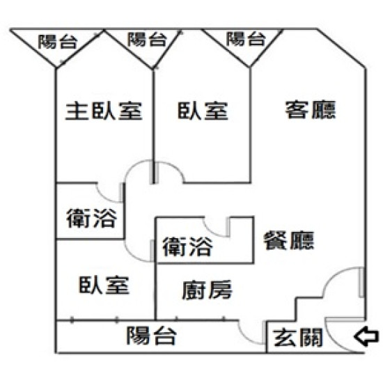 高雄果貿社區翻新精美3房