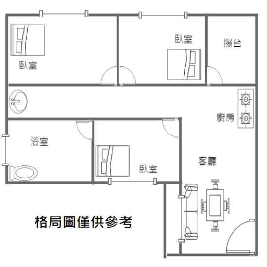 高雄楠梓棋琴25重奏高大特區未住全新裝潢3房平車大樓