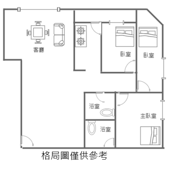 高雄楠梓國王碧廈近交流道4樓整理華廈