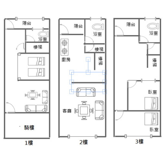 高雄岡山富麗天廈1+2+3樓鈔機能黃金金店面B